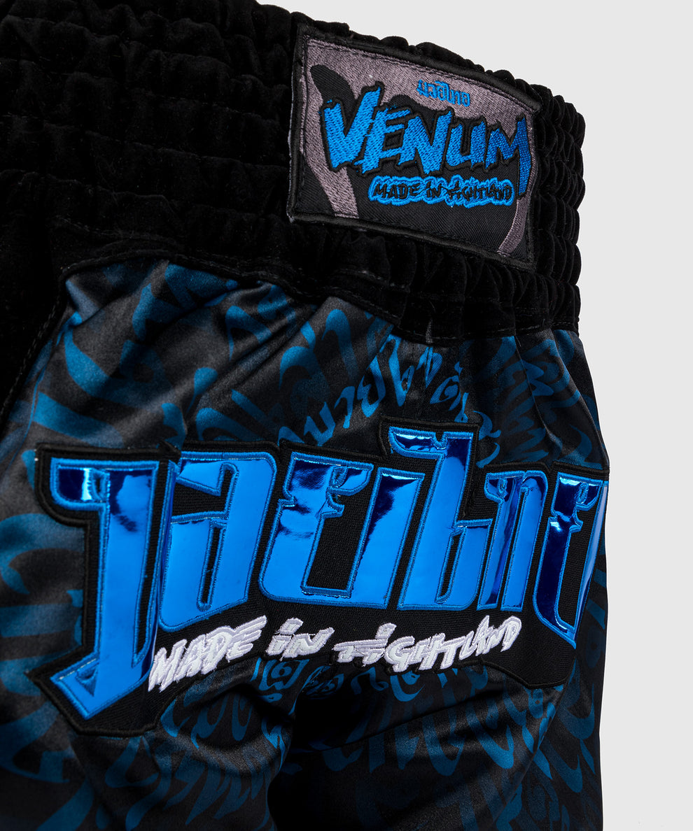 Venum Attack Muay Thai Shorts - Black/Blue