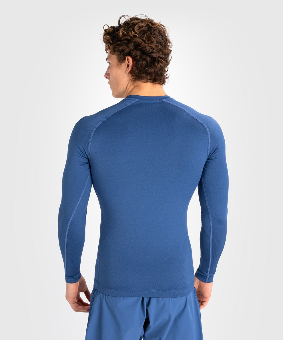 Venum Contender Men’s Long Sleeve Rashguard - Blue