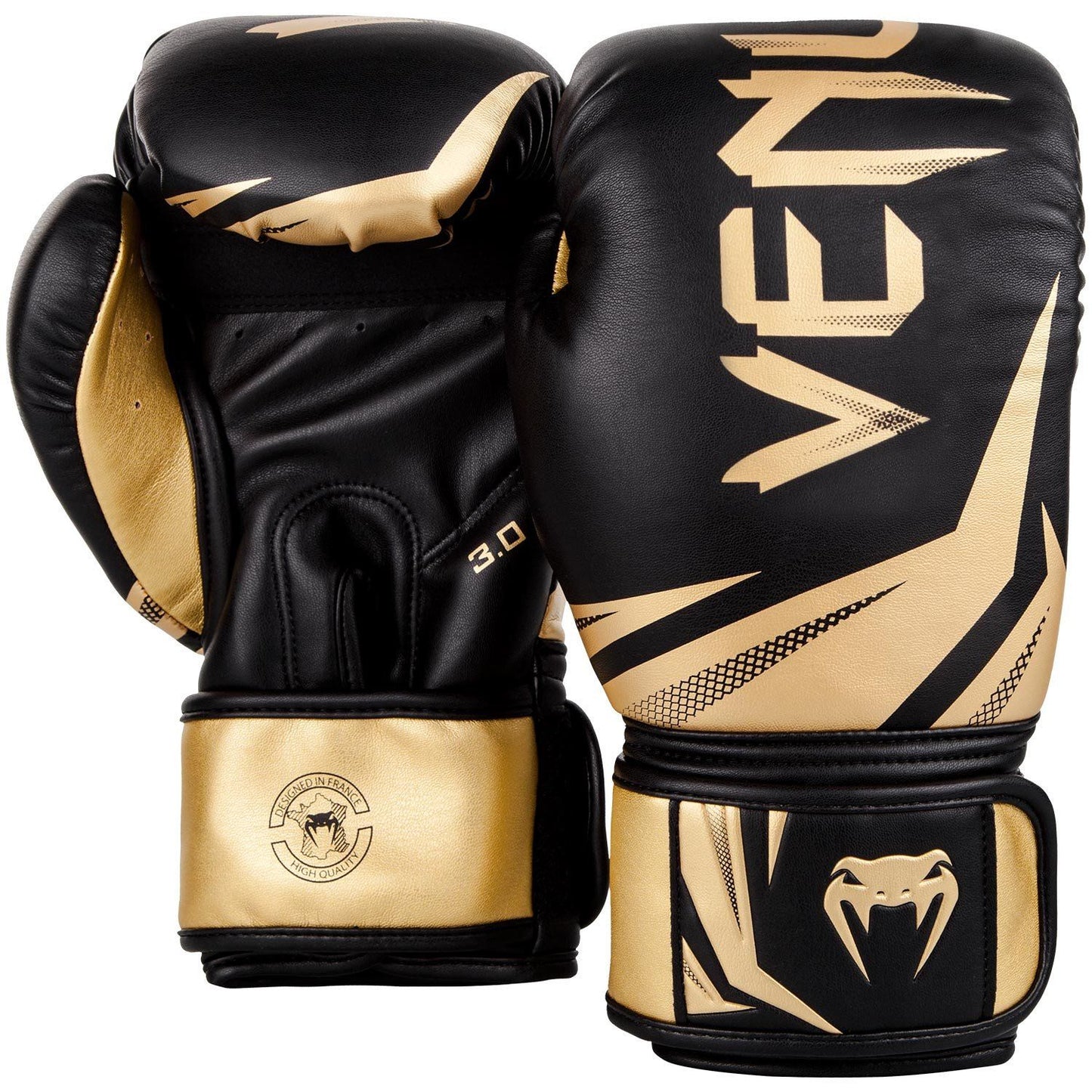 VENUM CHALLENGER 3.0 BOXING GLOVES - BLACK/GOLD