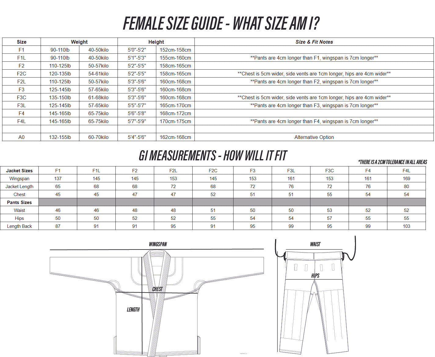 TATAMI - BASIC GI PANTS