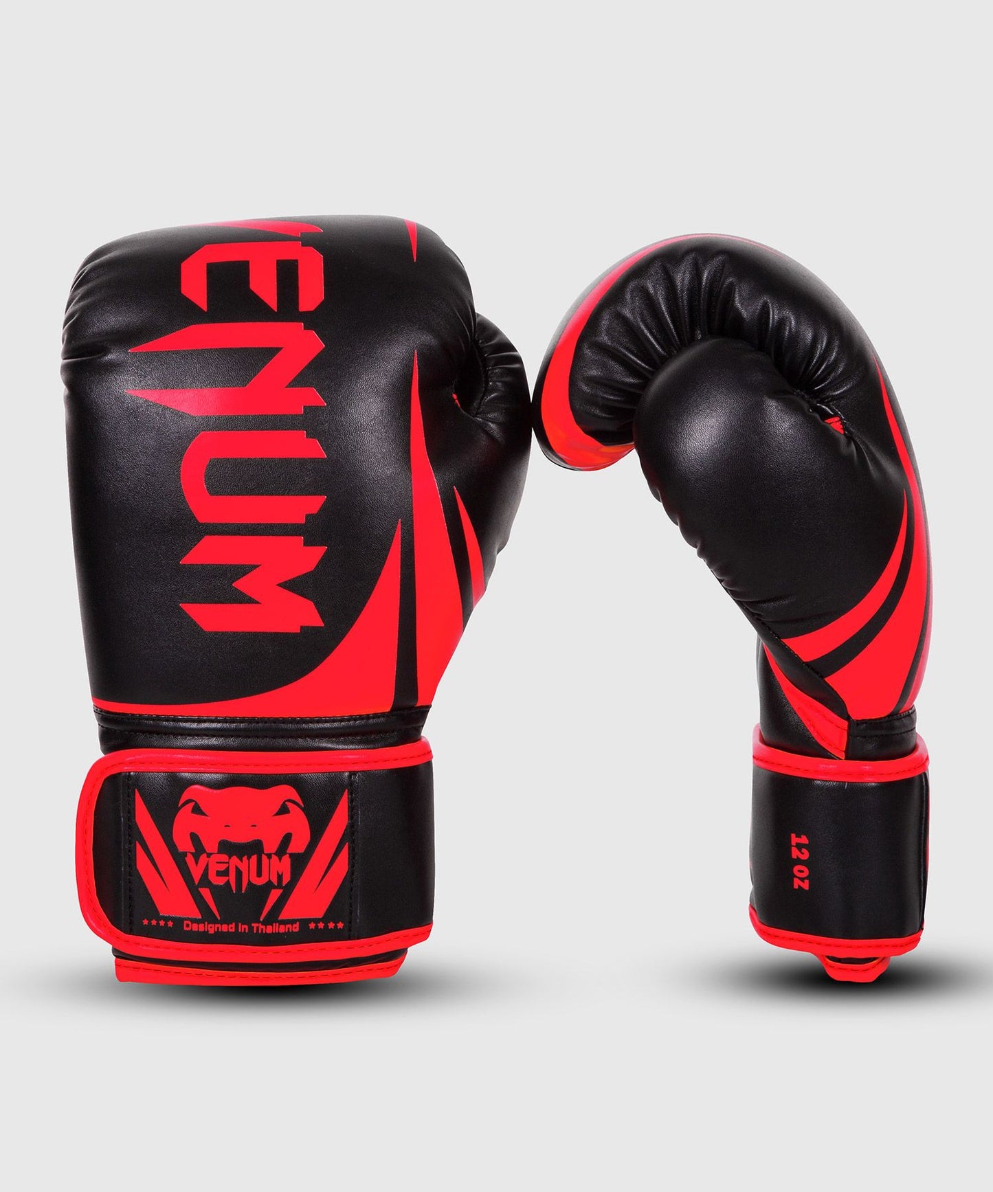 VENUM CHALLENGER 2.0 BOXING GLOVES - BLACK/RED - EXCLUSIVE