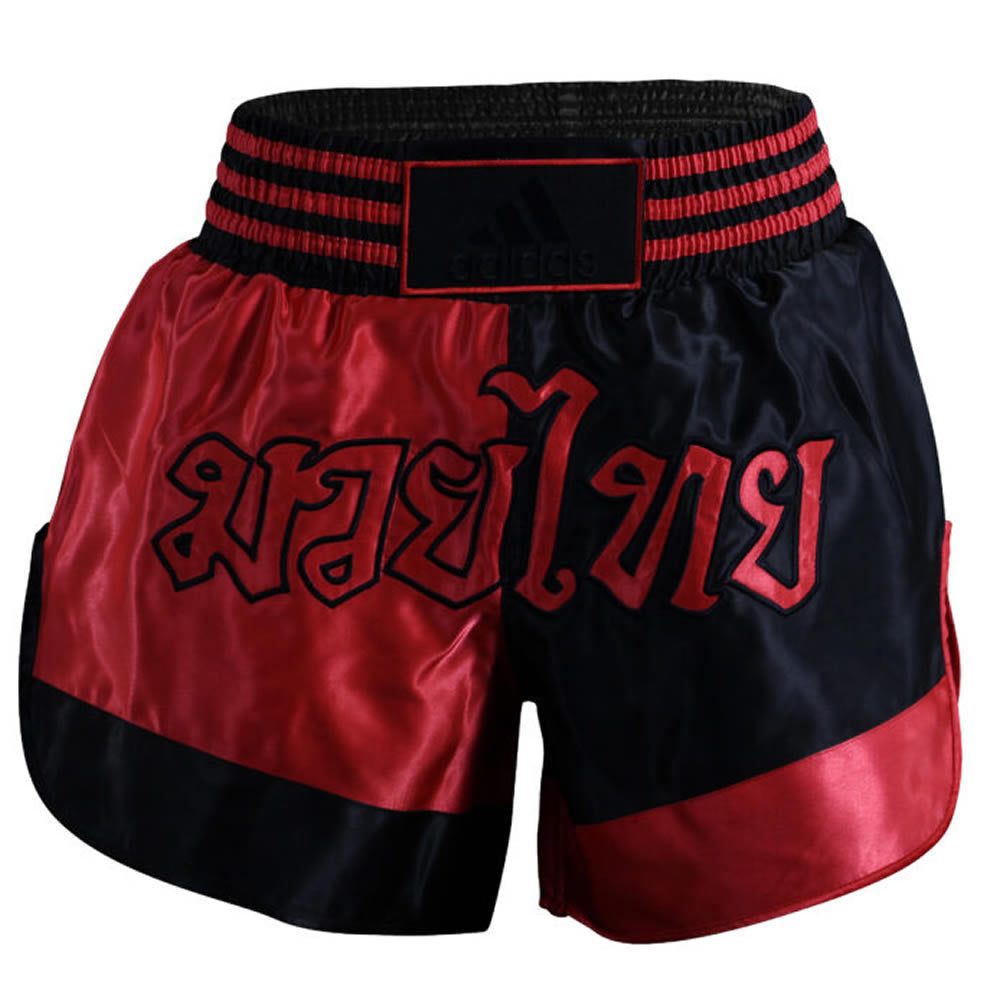 Adidas Thai Boxing Short – Black Red