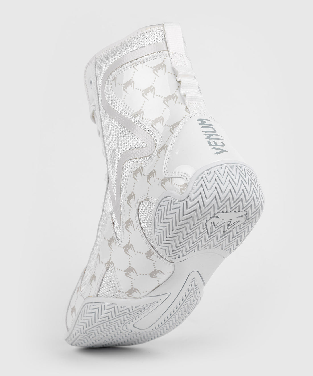 Venum Elite Evo Monogram Boxing Shoes - White