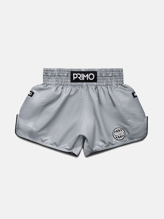 Primo Muay Thai Shorts - Alta Series - Tundra Gray