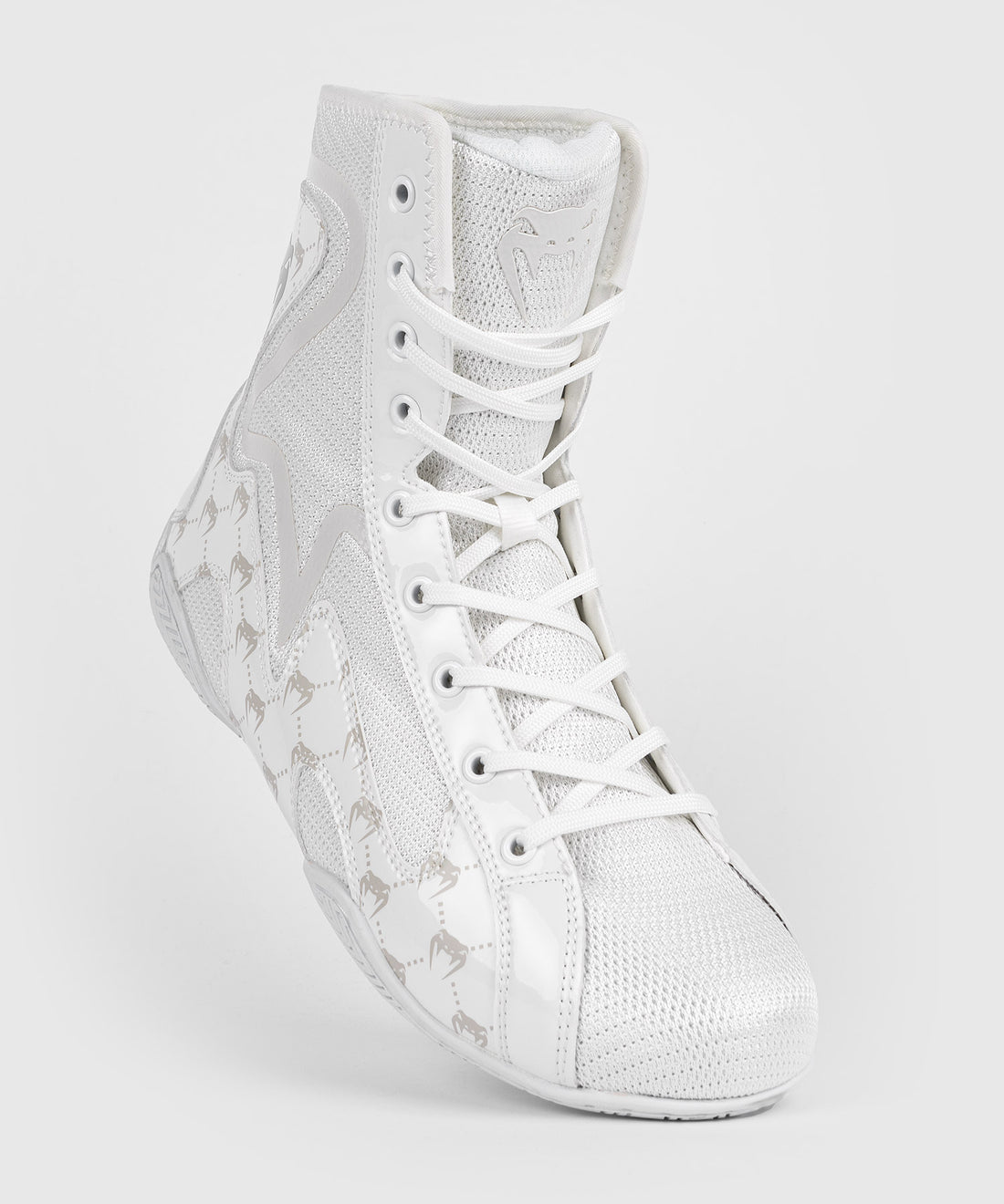 Venum Elite Evo Monogram Boxing Shoes - White