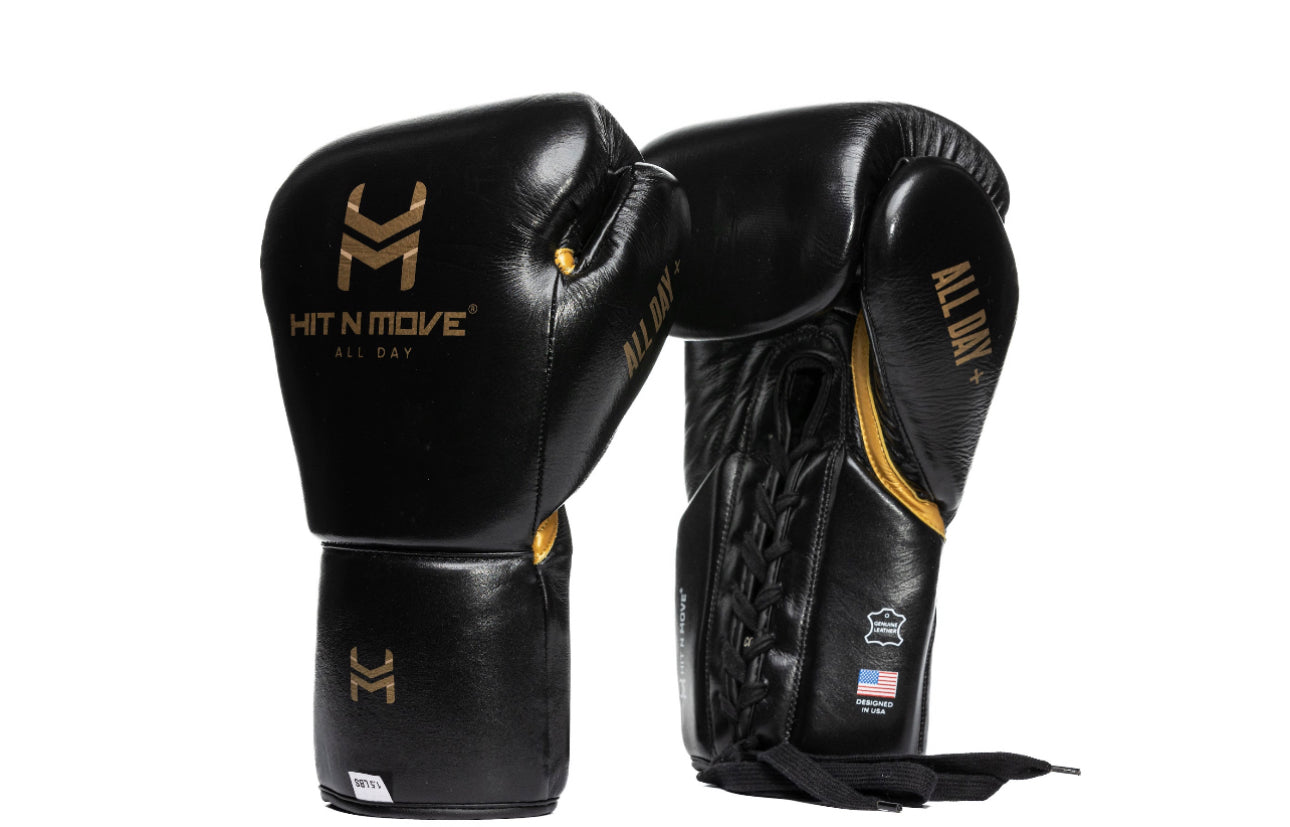 Hit N Move - 1.5 lbs (24 Oz) Conditioning Gloves (Lace Up)