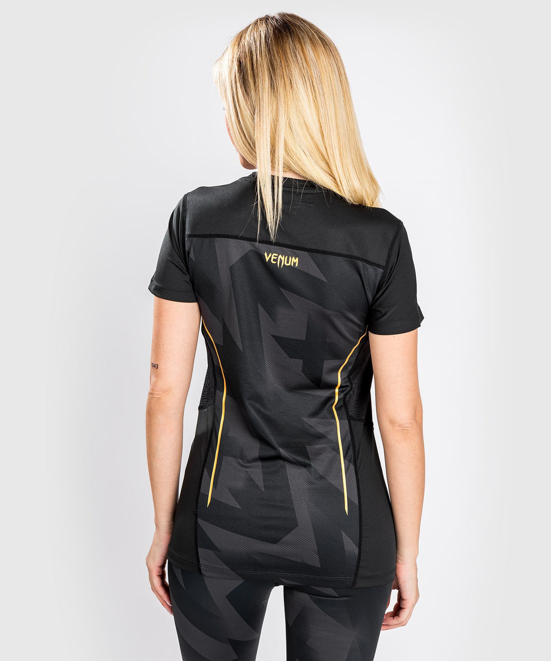 Venum Razor Dry Tech T-Shirt - For Women - Black/Gold