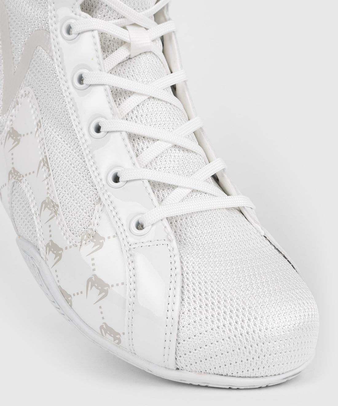 Venum Elite Evo Monogram Boxing Shoes - White