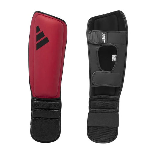 Adidas Combat 50 Shin Guards - Vivid Red