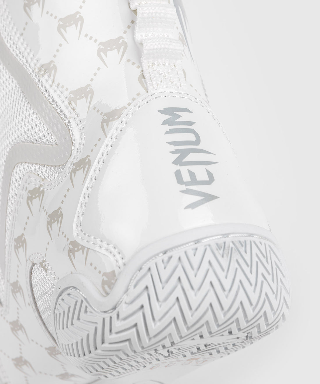 Venum Elite Evo Monogram Boxing Shoes - White