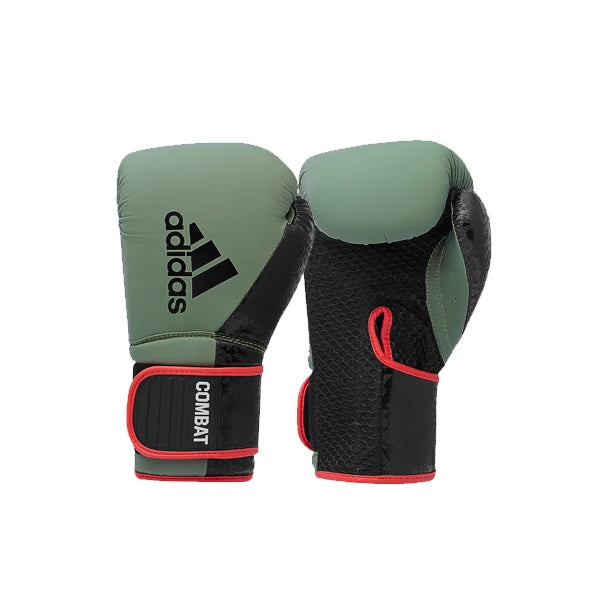 Adidas Combat 50 Boxing Gloves – Orbit Green